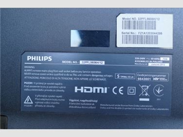 Abbildung: Philips Fernseher TV 32 Zoll 