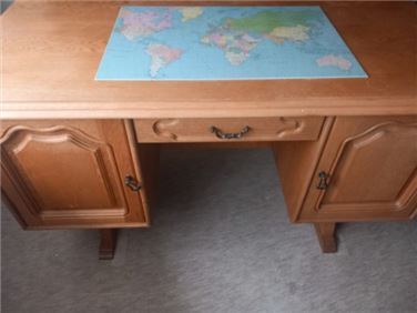 Abbildung: 70/80er Jahre Schreibtisch, top Zustand
