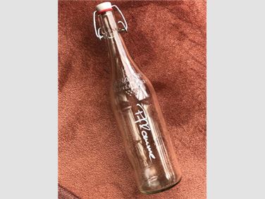 Abbildung: Designer Glas Flaschen 1 Ltr. Einmachzeit
