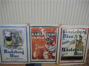 Abbildung: Karlsberg Blechschilder 