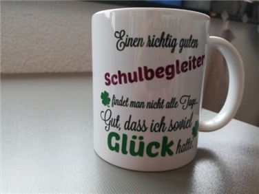 Abbildung: Tasse mit Spruch 